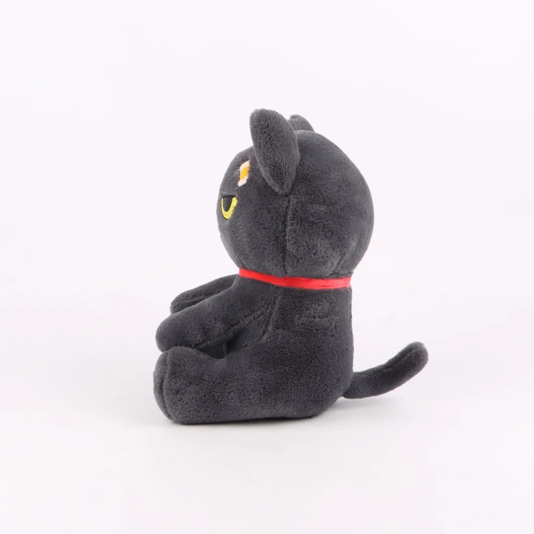 2Size Reborn Cat Plush Toys Stuffed Dark Series Gothic Lolita Cat Stuffed Animals Doll Halloween Plush Kids Toy Gifts Home Decor