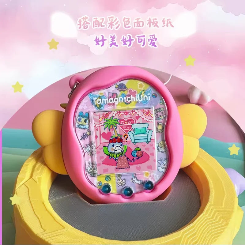 Tamagotchi Uni Electronic Pet Silicone Protective Cover Angel And Devil Cute Soft Cover Anti Drop Single Item Pendant Kid Gifts