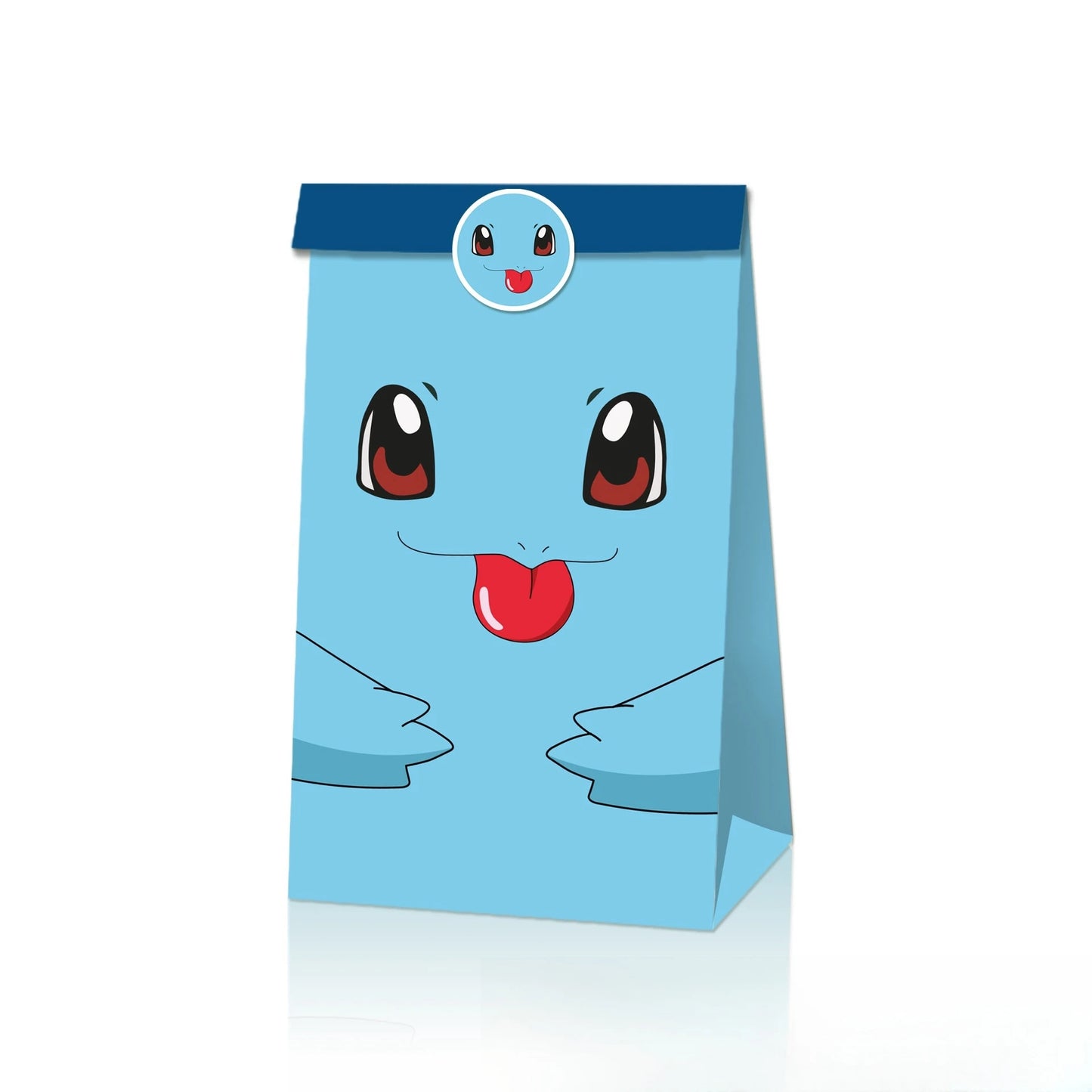 Pokemon Halloween Candy Gift Box Anime Pikachu Kraft Paper Bag Jigglypuff Candy Party Kraft Paper Bag Sticker Cute Kawaii Child