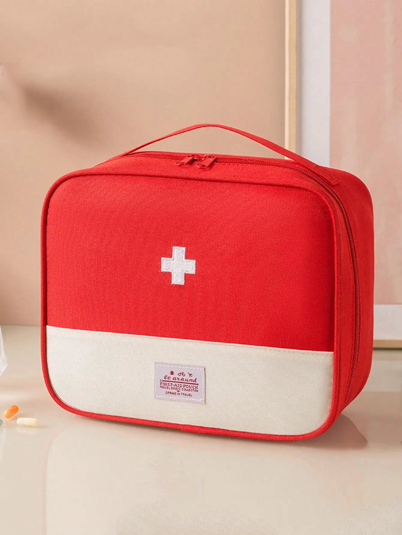 Portable Portable Medical Kit, Home First Aid Kit, Outdoor Travel Medical Kit, Large Capacity Medicine Storage Bag