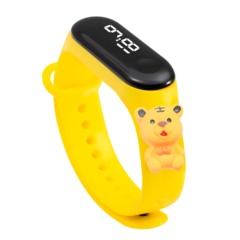 Waterproof Sports Watch for Kids Cartoon Dinosaur Unicorn Toys Children Led Digital Electronic Watch for Boys Girls Bracelet