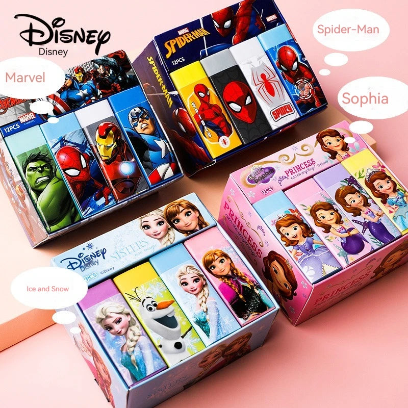 Disney Cute Cartoon Elementary School Creative Stationery Marvel Children Eraser Sassafras