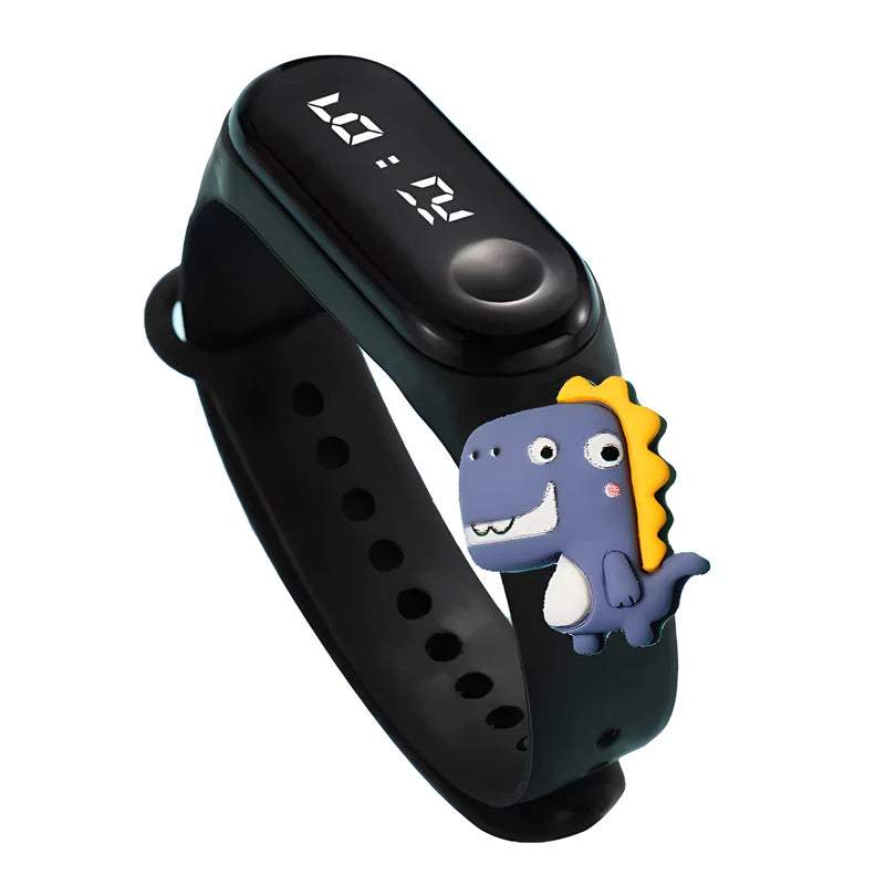 Waterproof Sports Watch for Kids Cartoon Dinosaur Unicorn Toys Children Led Digital Electronic Watch for Boys Girls Bracelet