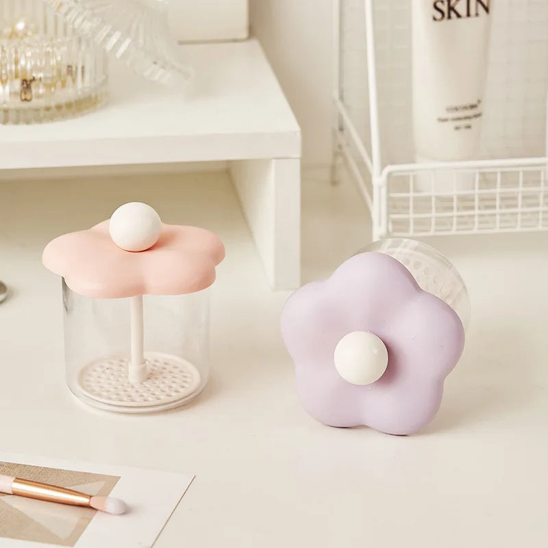 Cute Flowers Facial Cleanser Frother Foam Cup Portable Manual Foam Maker Body Wash Bubble Maker Skincare Tool Bathroom Supplies