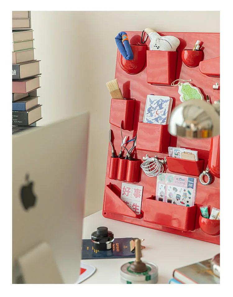 Storage Rack for Wall Holder Offices Kitchens Organizer Workshops Bathrooms Children's Rooms Different  Shapes Size Hooks Clips