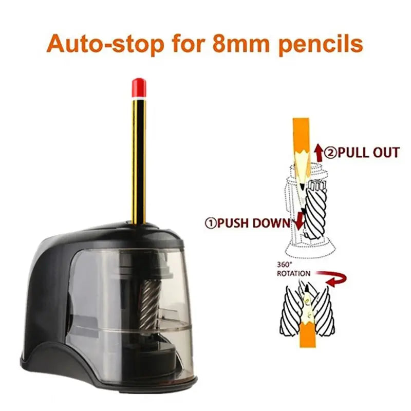 Multi-purpose Electric Pencil Sharpener Pencil Sharpening Tools Children Boys Girls Student Class Rewards Gifts Supplies