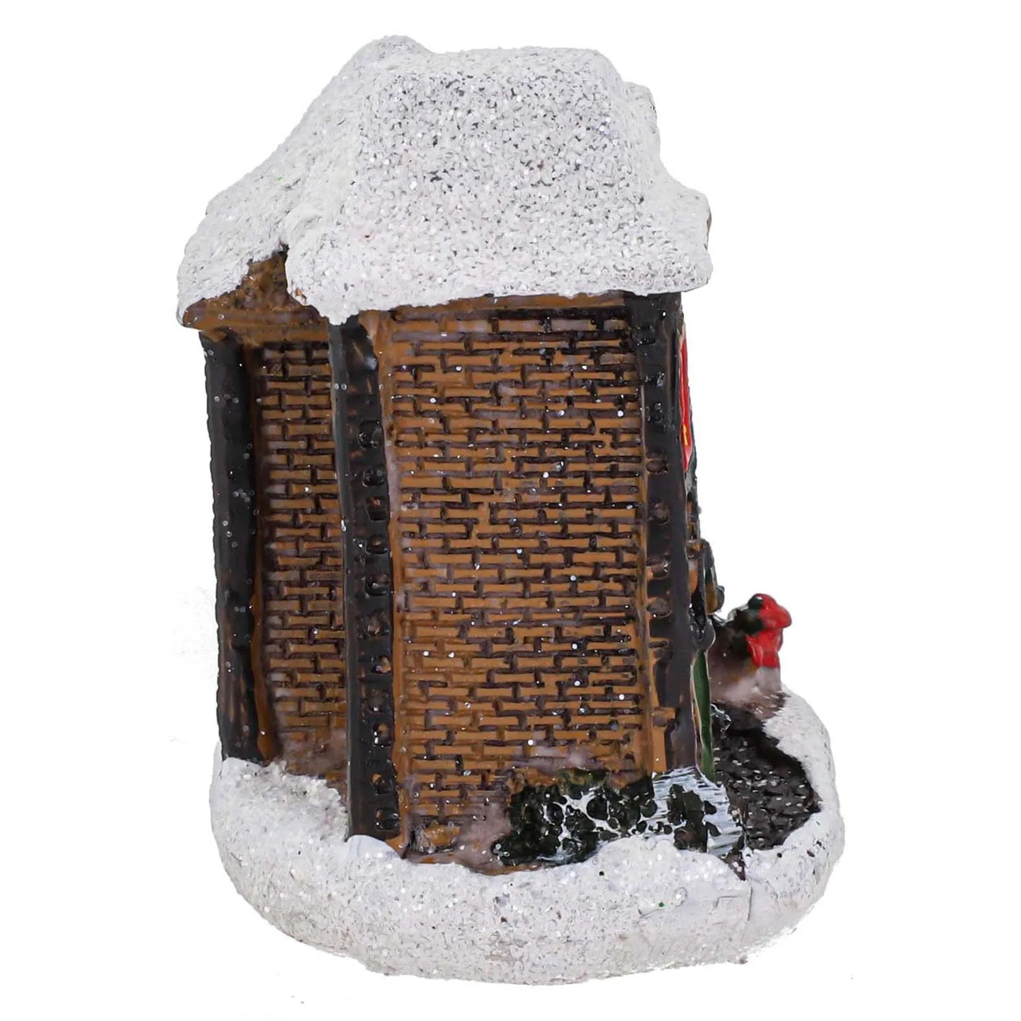 Christmas Pendant Drop Ornaments Brightness LED Light Up Small Village House Scene Christ Home Decoration Ornament Party Supplie