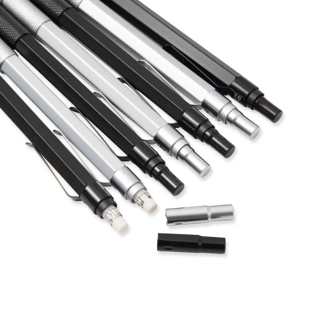 Metal Low Gravity Automatic Pencil 0.3/0.5/0.7/0.9/2.0mm Drawing Writing Tool Sketch Comics Design Mechanical Pencil