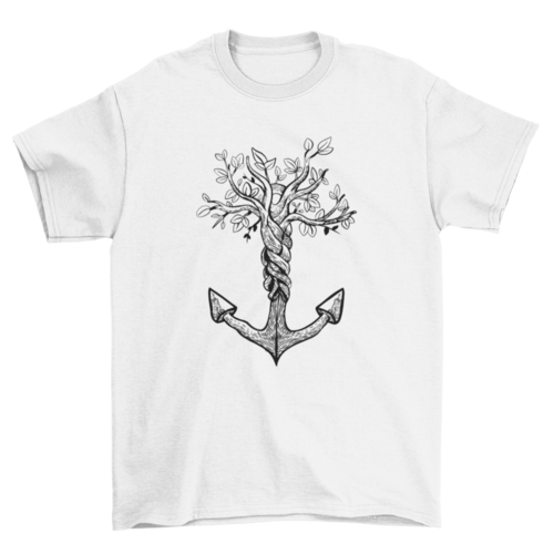 Anchor tree t-shirt