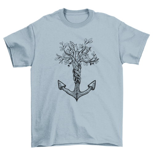 Anchor tree t-shirt