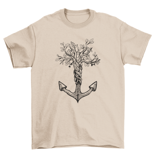 Anchor tree t-shirt