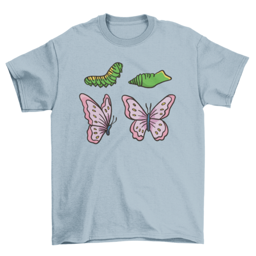 Butterfly life cycle t-shirt