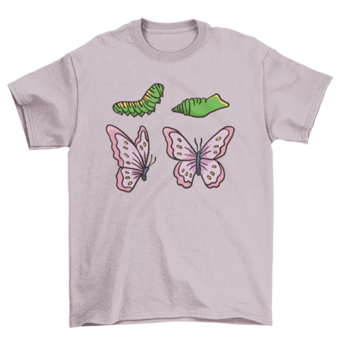 Butterfly life cycle t-shirt