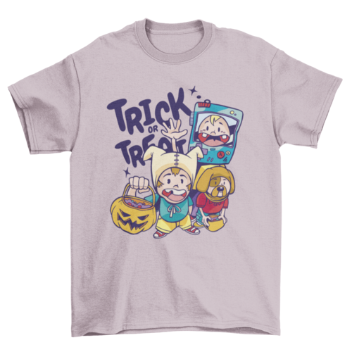 Children halloween costumes t-shirt