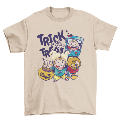 Children halloween costumes t-shirt