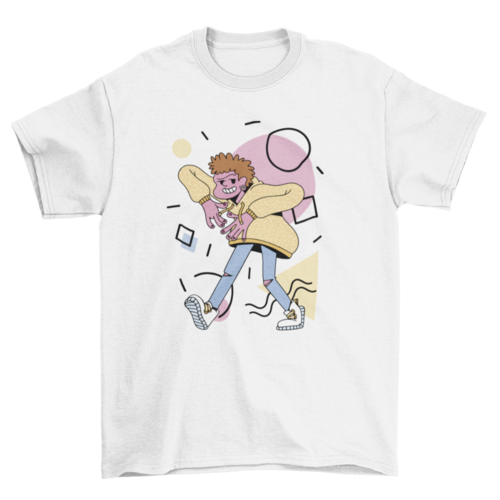 Cartoon character hip hop t-shirt