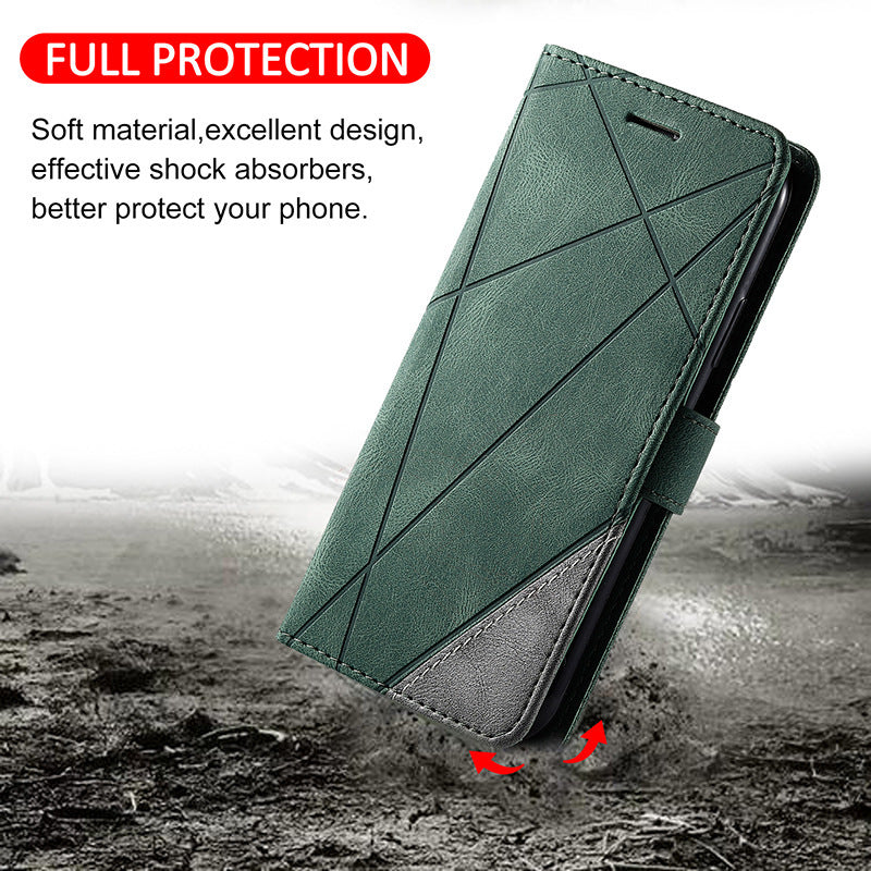 Shatter-resistant Mobile Phone Leather Skin Mobile Phone Case