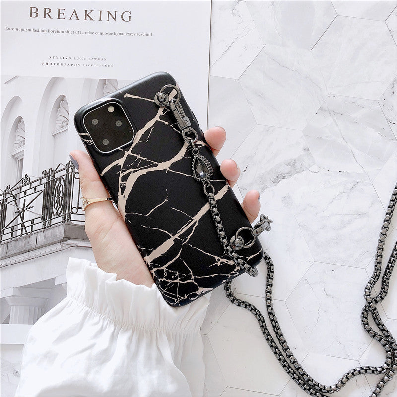 Bronzing Marble Pattern Can Diagonally Span The Phone Case