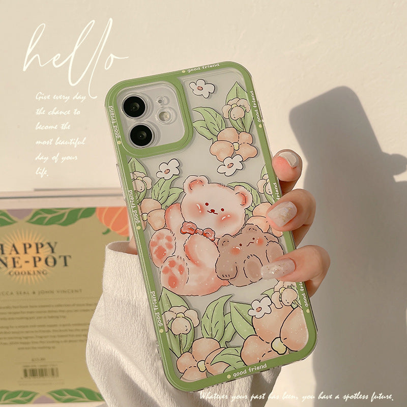 Transparent Silicone Original Painted Phone Case