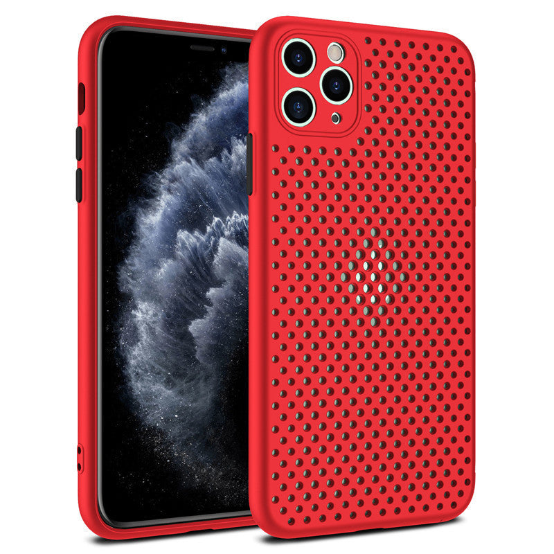 Breathable Heat Dissipation Anti-drop Mesh Phone Case