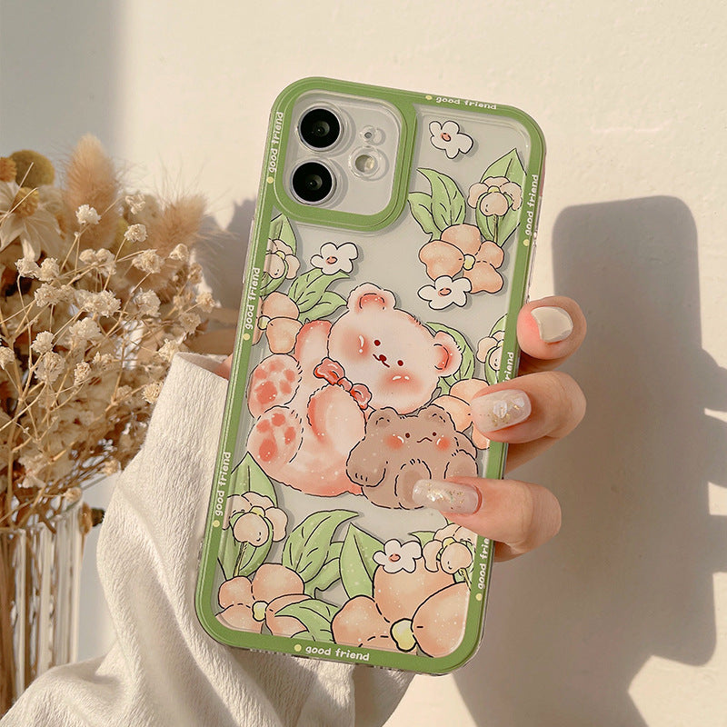 Transparent Silicone Original Painted Phone Case