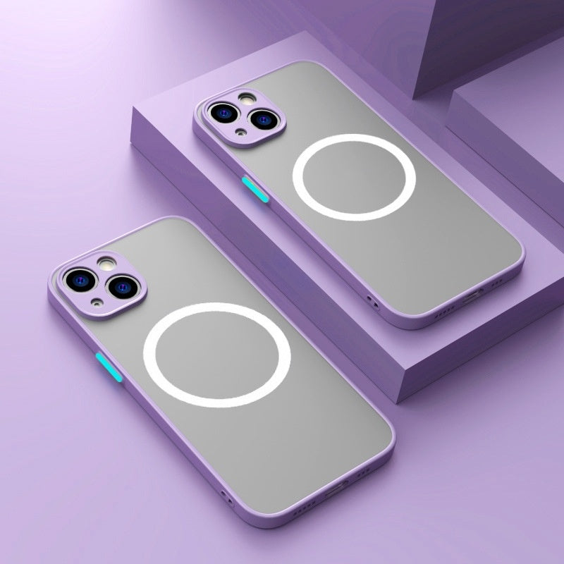 Phone Case Magnetic Wireless Charging Skin Feeling All-inclusive High Sense