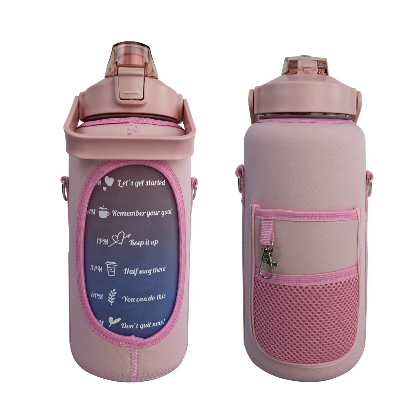 Outdoor Sports Multi-functional Crossbody Diving Gradient Color Metal Buckle Water Bottle Pouch