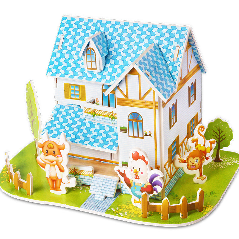 Three-dimensional Puzzle Paper Children's Educational Toys For Kindergarten