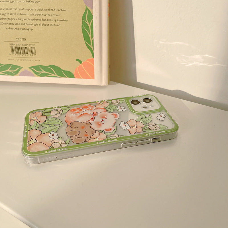 Transparent Silicone Original Painted Phone Case