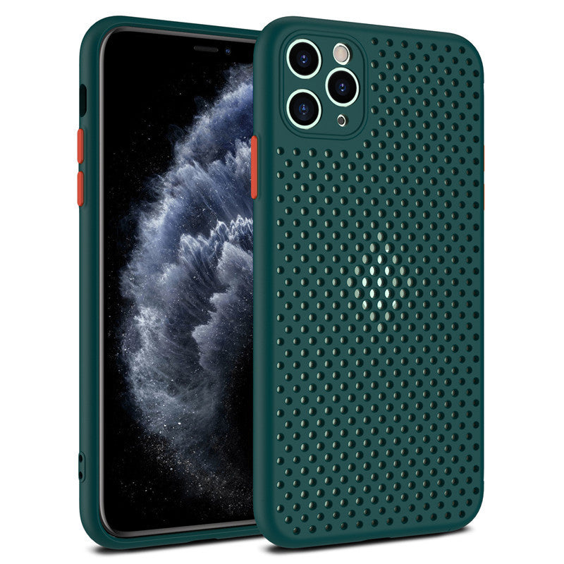 Breathable Heat Dissipation Anti-drop Mesh Phone Case