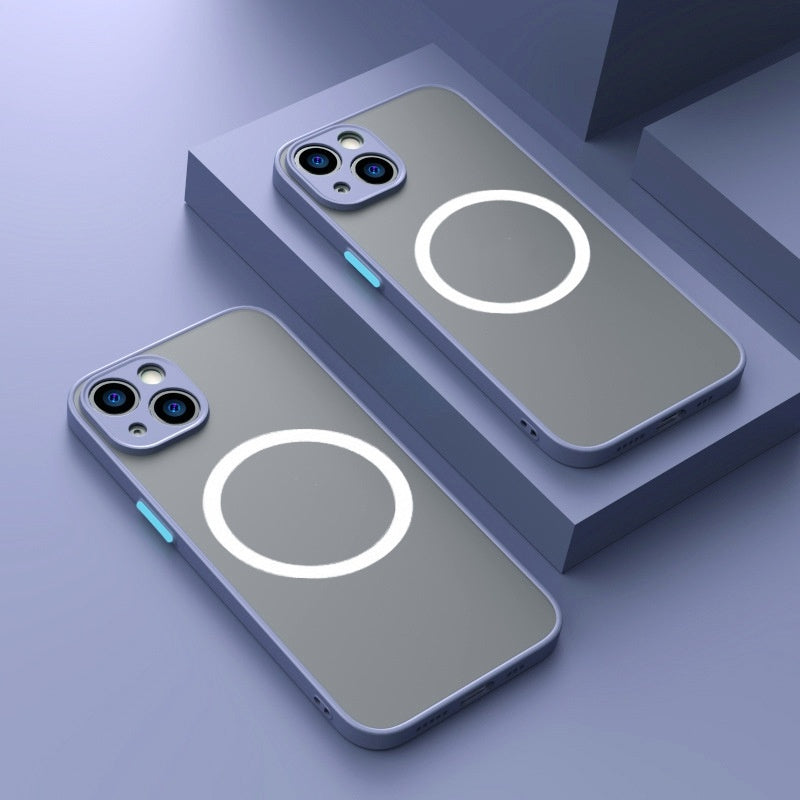 Phone Case Magnetic Wireless Charging Skin Feeling All-inclusive High Sense