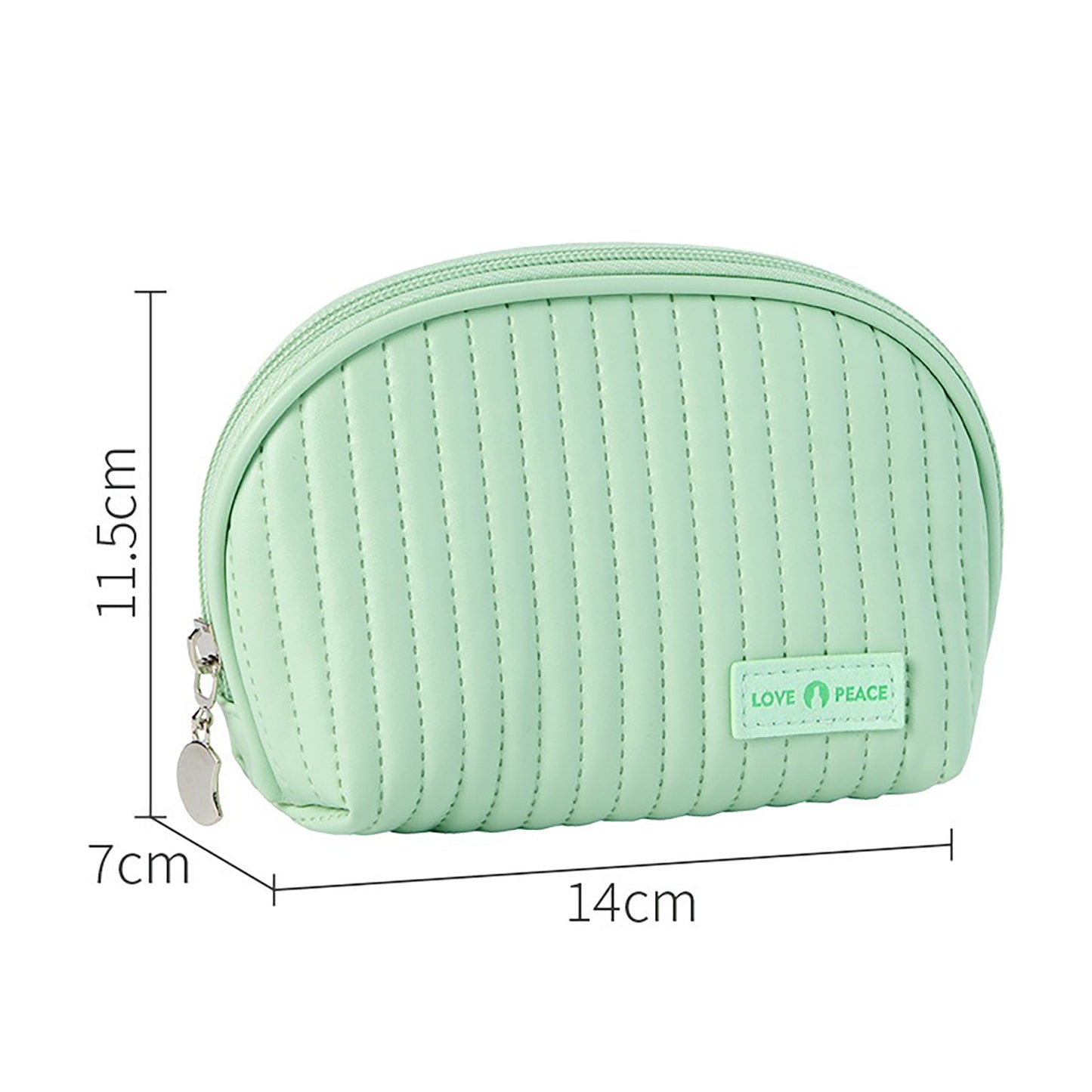 Round Cake Cosmetic Bag, Cosmetic Bag Cute Travel Organizer Pouch Set For Women PU Leather Waterproof Wash Bag, Large Capacity Advanced Feeling, Portable Cosmetic Bag