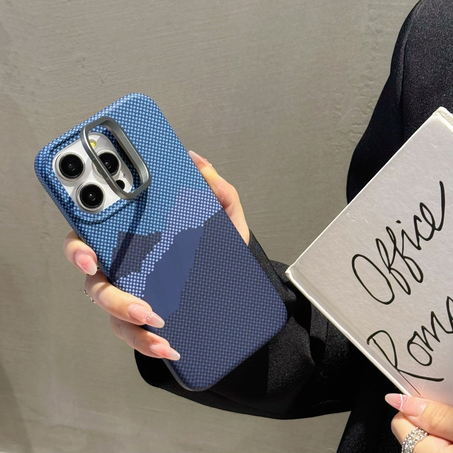 Texture Magnetic Metal Lens Holder Apply Mechanically