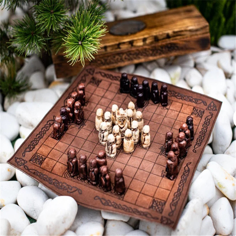 Viking Chess King's Table Resin Crafts Home Interior Decoration Ornaments