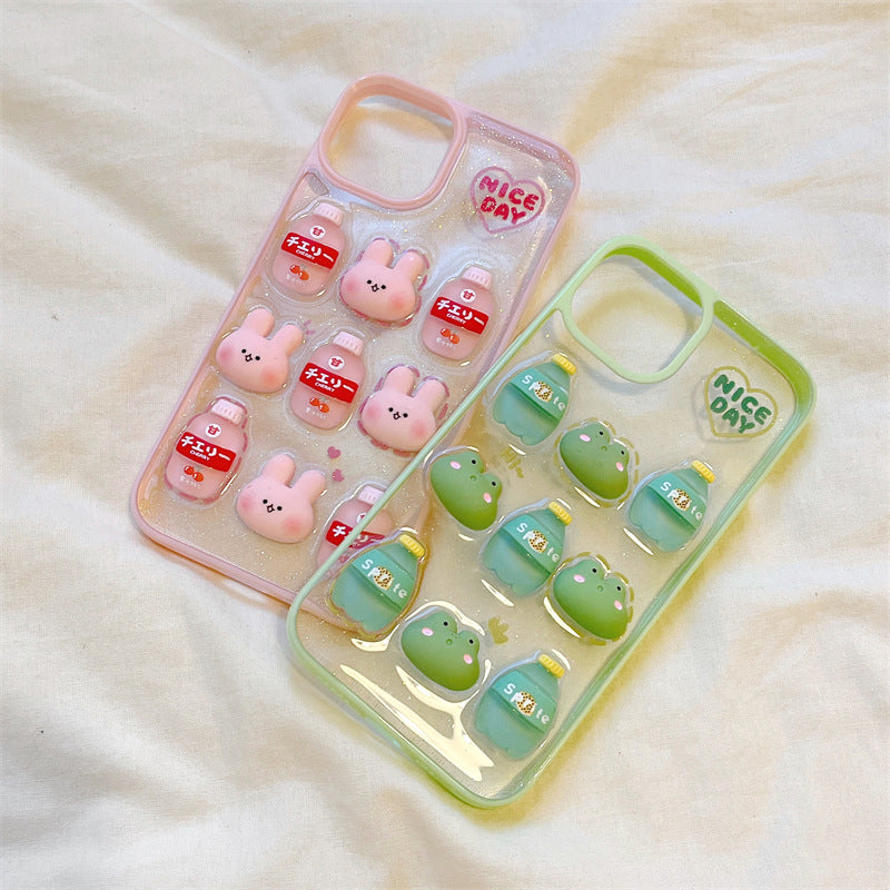 Bunny Rabbit Cute Mobile Phone Case Dripping Cartoon