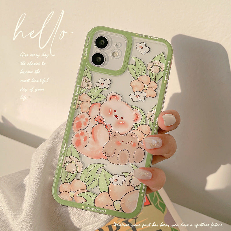 Transparent Silicone Original Painted Phone Case