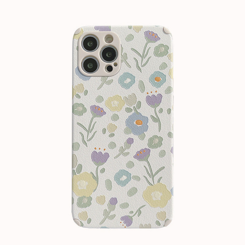 Original Floral Leather Protective Sleeve