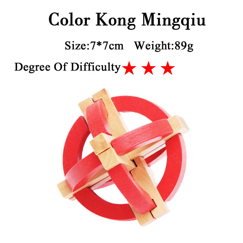 Kongming lock bamboo educational toy