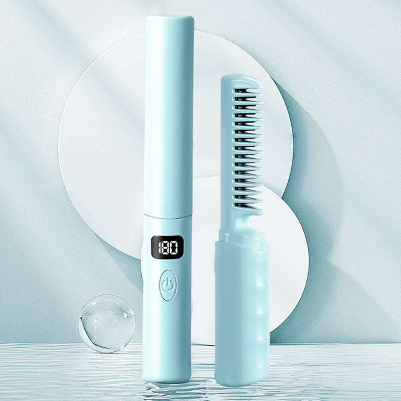 LCD Charging Portable Straight Comb