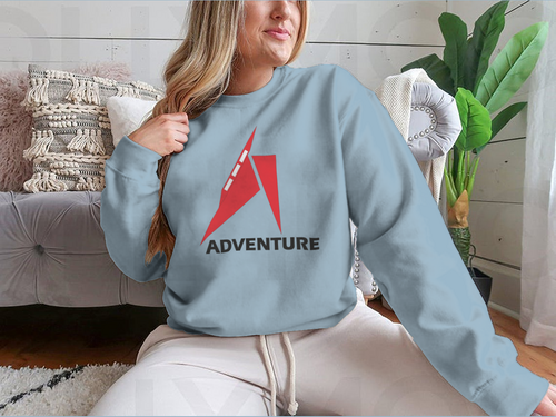 Adventure Artistic Logo Design for Sweatshirt