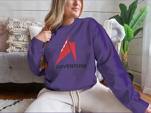Adventure Artistic Logo Design for Sweatshirt