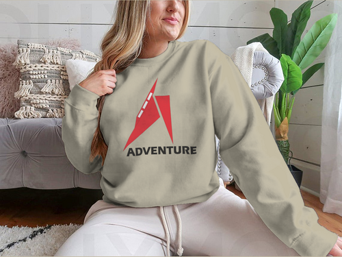 Adventure Artistic Logo Design for Sweatshirt