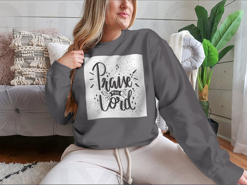 Praise The Lord Inspirational And Motivational Quote Design for