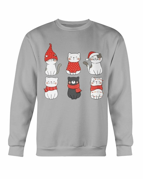 Cute Cats Christmas Sweatshirt